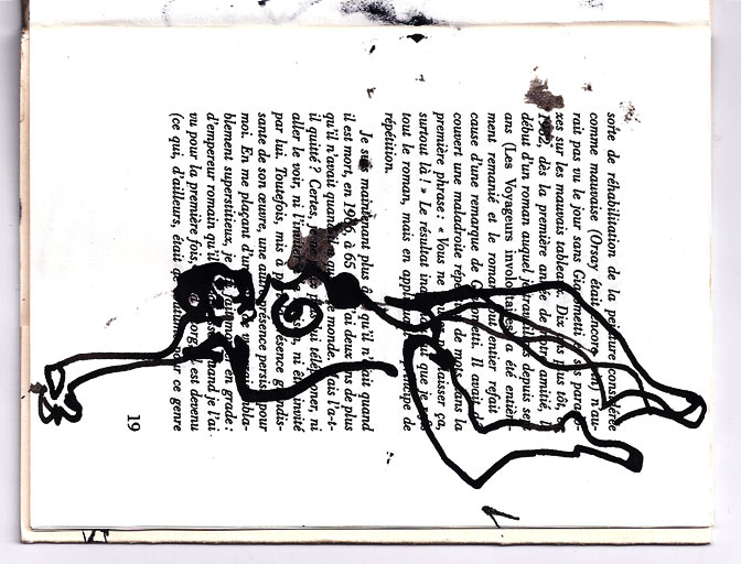 absurdist humor challenging the dogma that art is life