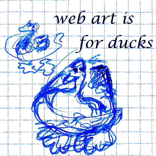 duck web art
