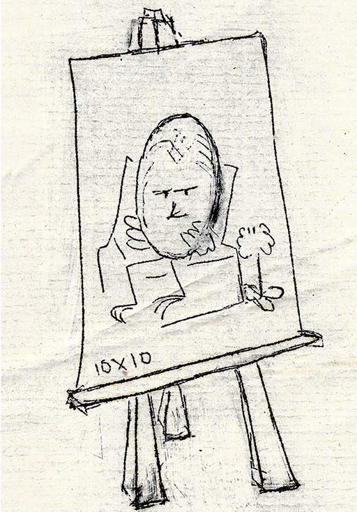 egghead self portrait