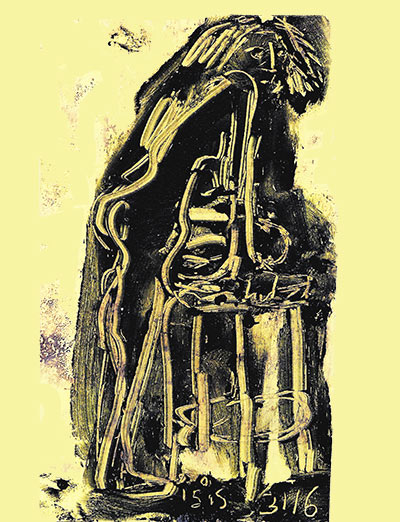 identity complexity indigo sgraffito