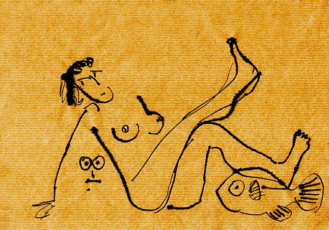 light-hearted bawdy, humor happy anyway