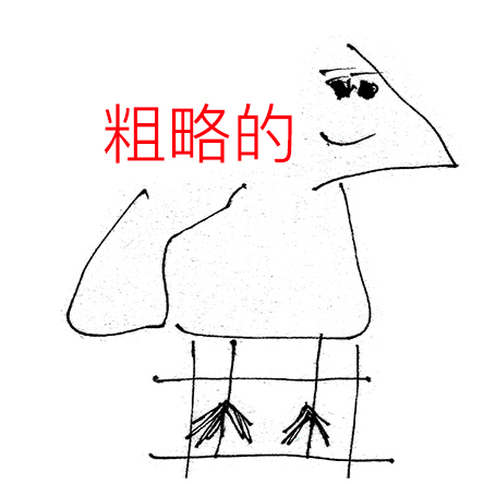difference between sketching and chicken scratching