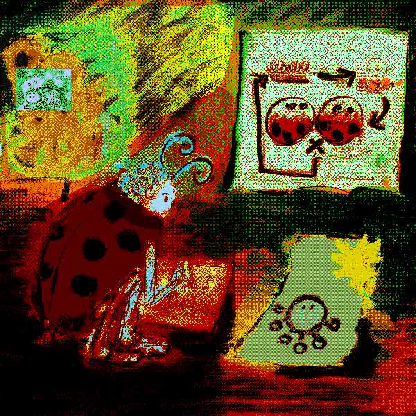 ladybug art poem
