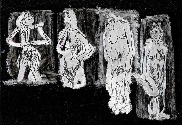 curiosity in the state of undressing
