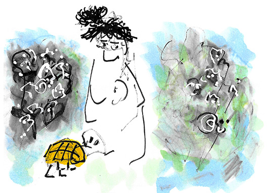 drawings distinguish fantasy from reality