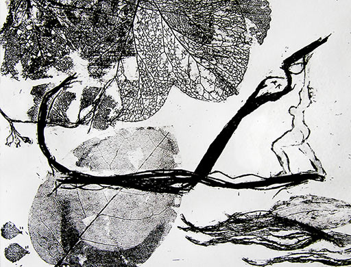 worm art etching