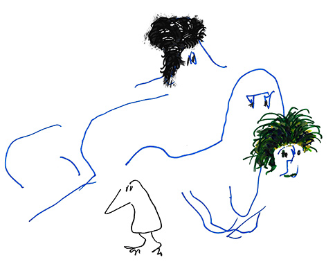 silly mermaids are part of guerilla art