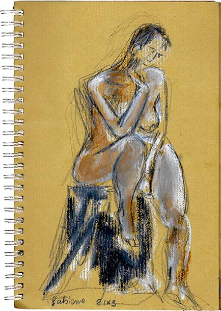 indian ink and a bamboo drip pen