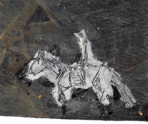 encaustic wax horse