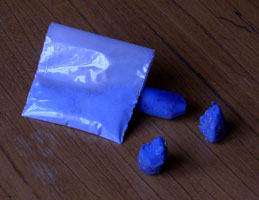 Homemade Lapis Lazuli Oil Pastel