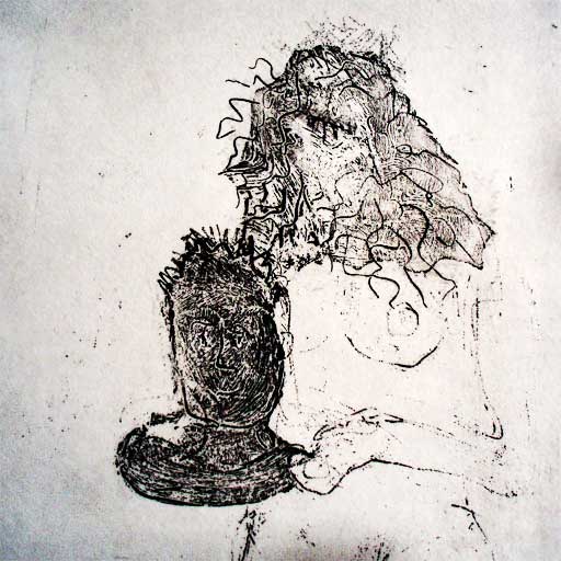bizarre self portrait