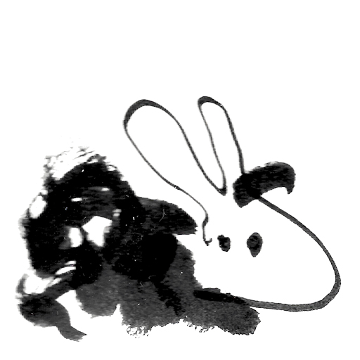 ink blot bunny