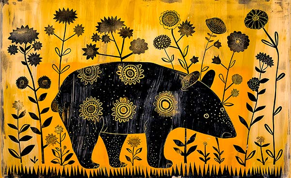 flower tapir, golden rectangle