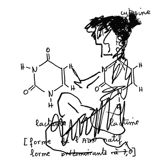 DNA art drawing